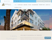 Tablet Screenshot of boardwalkbywindsor.com